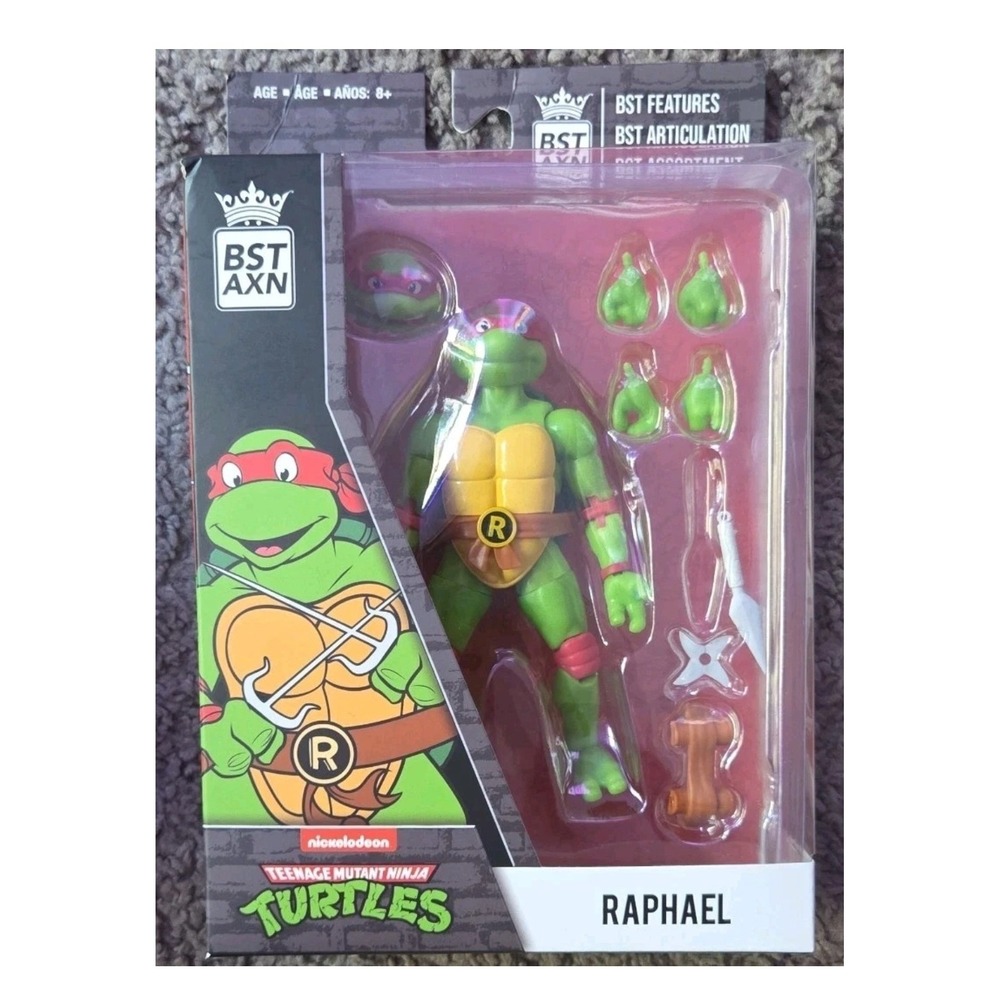 Teenage Mutant Ninja Turtles Raphael Action  BST‎ AXN  31 Points Accessories